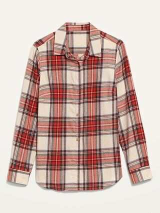 Classic Plaid Flannel Shirt for Women | Old Navy (US)