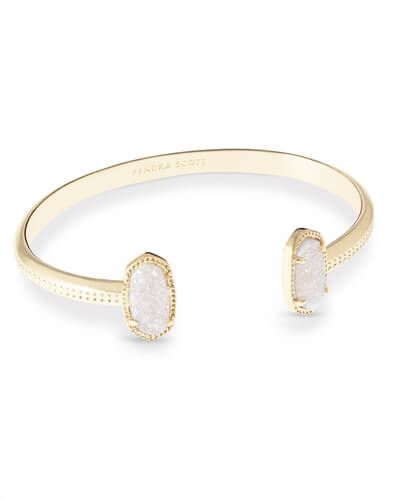 Elton Gold Bracelet in Iridescent Drusy | Kendra Scott