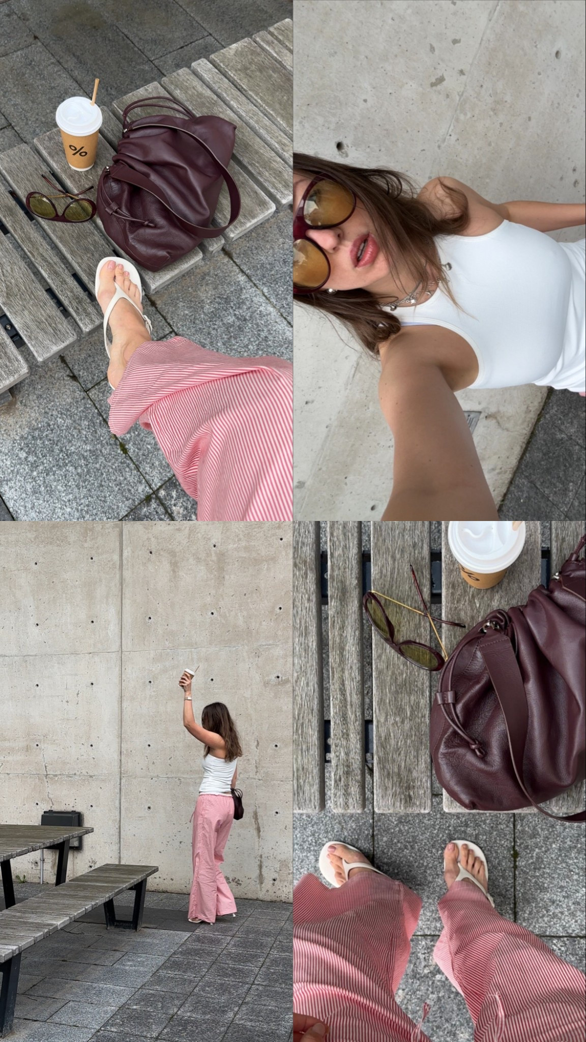 minimalist summer outfit ideas that are perfect for every day. Styling striped pants with tank top and kitten heels 

#LTKcanada