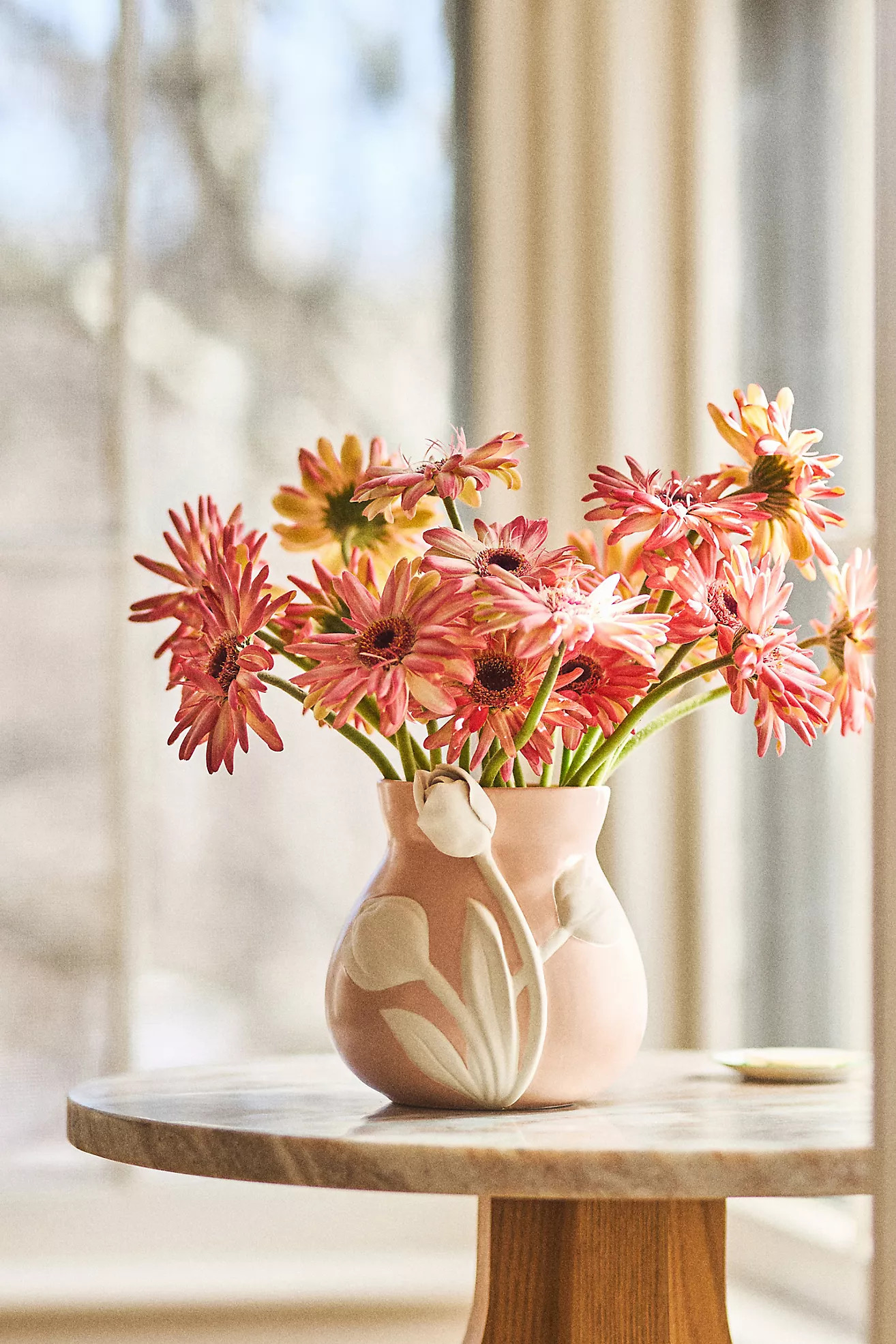 Tulip 3D Stoneware Vase | Anthropologie (US)