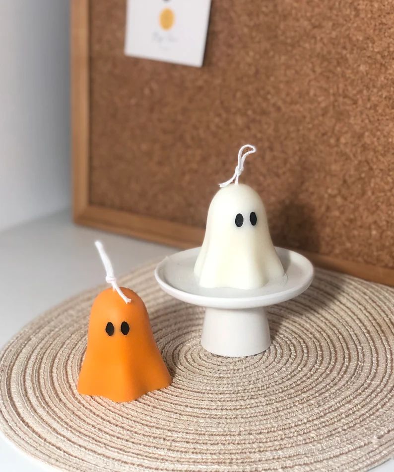 Ghost Candle Boo Halloween Decorations  Halloween Gift - Etsy | Etsy (US)
