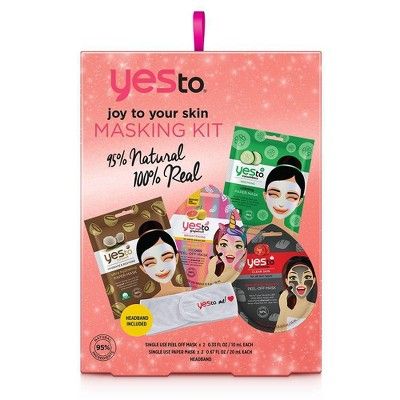 Yes To Joy To Your Skin Masking Kit - 4ct | Target