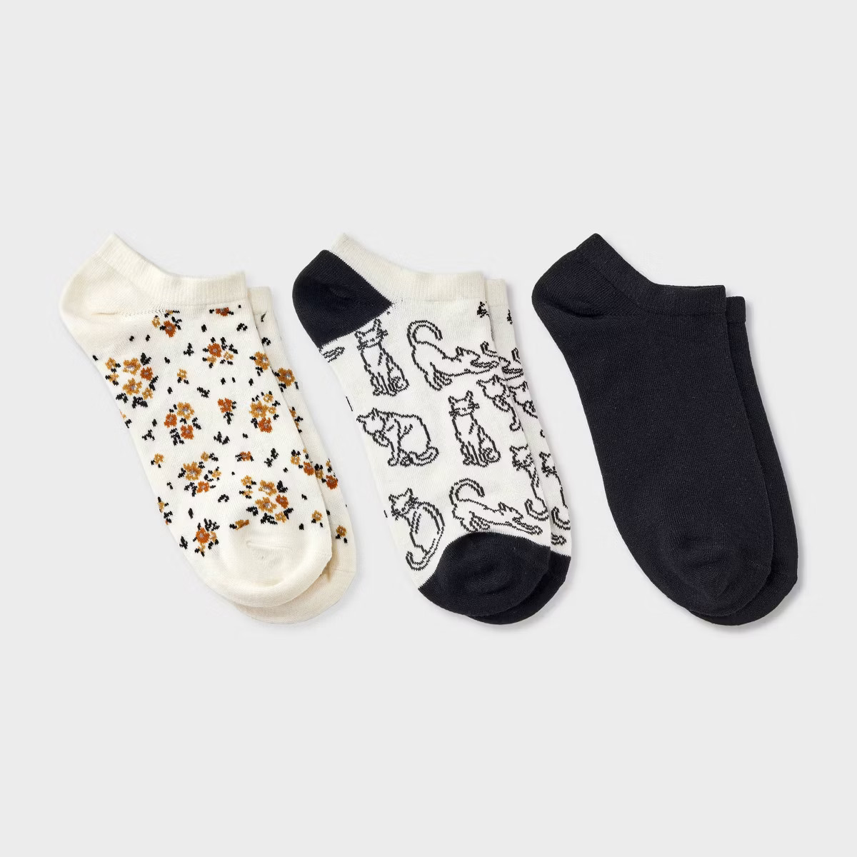 Women's 3pk Low Cut Socks - A New Day™ | Target