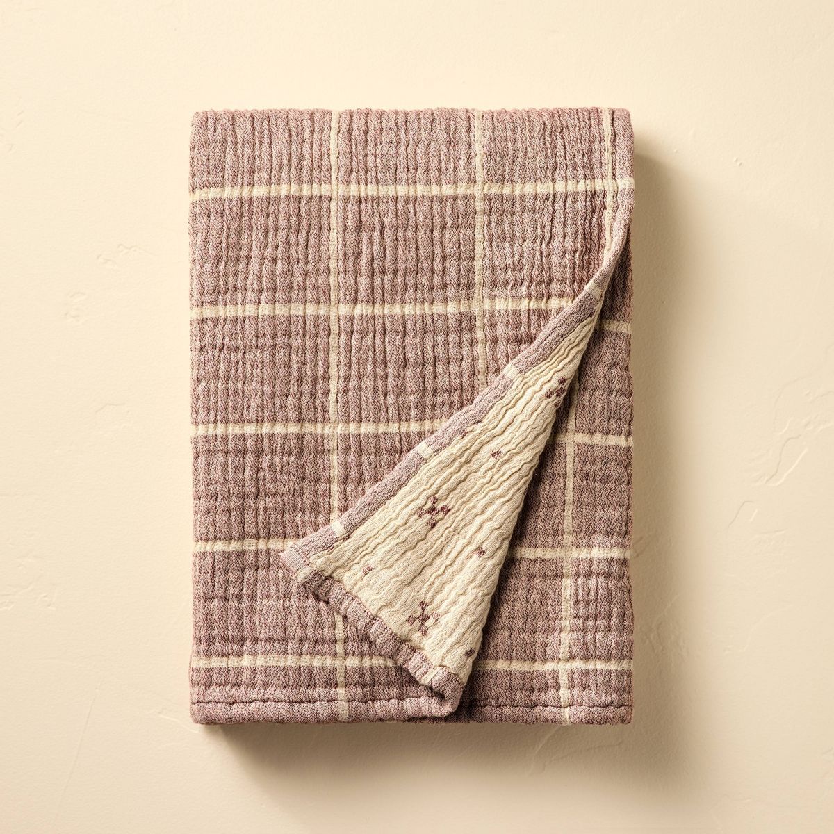 Grid Matelassé Throw Blanket - Hearth & Hand™ with Magnolia | Target