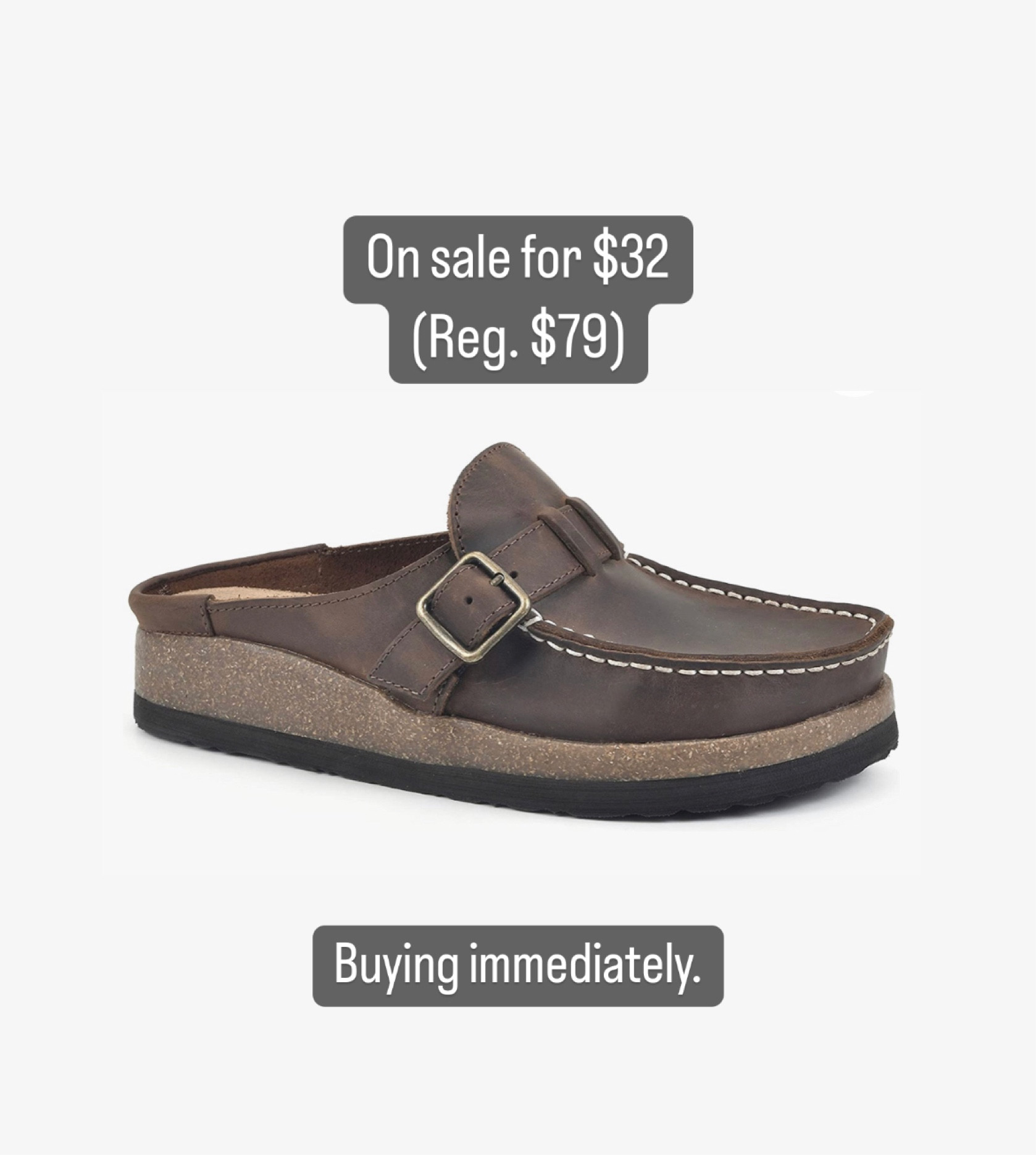 Birkenstock dupe on sale. Womens leather clog mules for under $35!
Fall style for women. 

#LTKSeasonal #LTKshoecrush #LTKstyletip