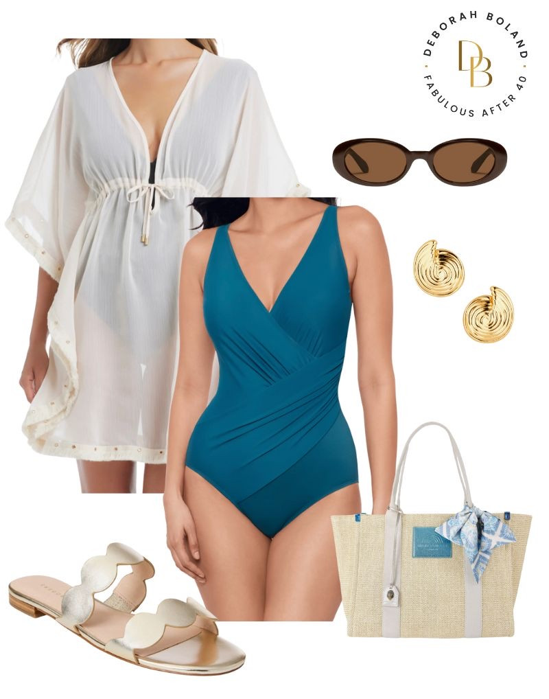 Who says a one-piece has to be boring after 50? This suit is proof that comfort and confidence can live in the same outfit. Flattering, supportive, and made for actually enjoying the water — not just posing by it.

#LTKOver40 #LTKSeasonal #LTKgrwm