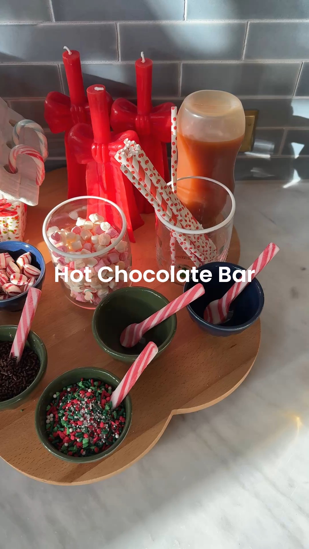 Here’s everything we used from Anthro for our hot chocolate bar. The kids were obsessed with these mugs! #anthropartner @anthropologie