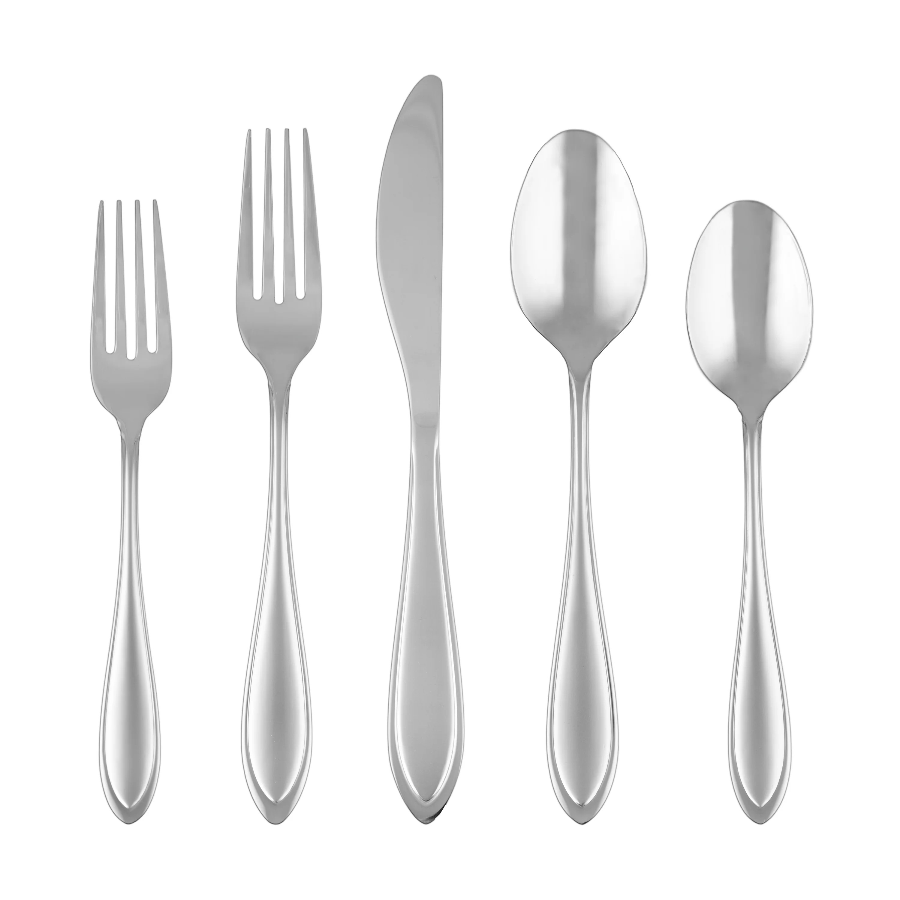 Cambridge Bayleaf Sand 20-Piece Flatware Set, Service for 4 | Walmart (US)
