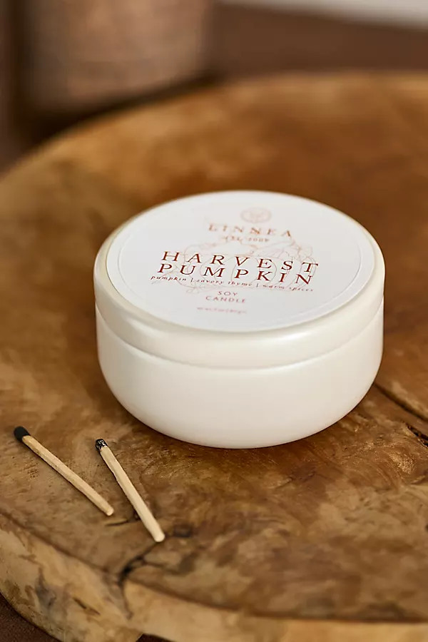 Petite Tin Candle, Harvest Pumpkin | Anthropologie (US)
