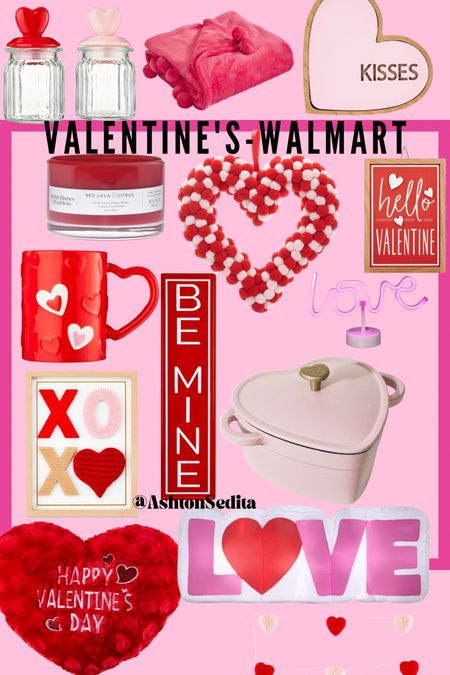 Valentines decor at Walmart!!! #valentinesfinds #valentinesdecor 

#LTKhome #LTKFind #LTKSeasonal