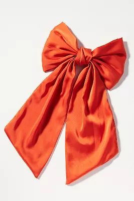 Satin Bow Barrette | Anthropologie (US)