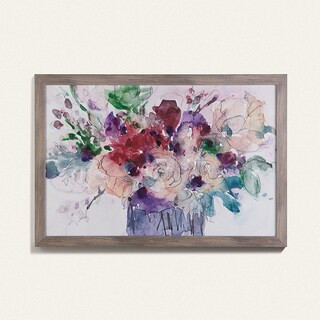 Springtime Vase Watercolor Framed Art Print Series | Ballard Designs, Inc.