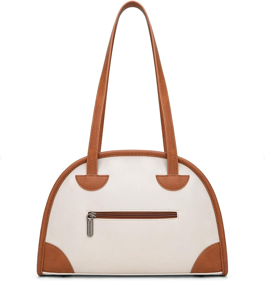 Montana West Purses and Handbags for Women, Retro Style Bowling Handbag Leather Everyday Purse To... | Amazon (US)