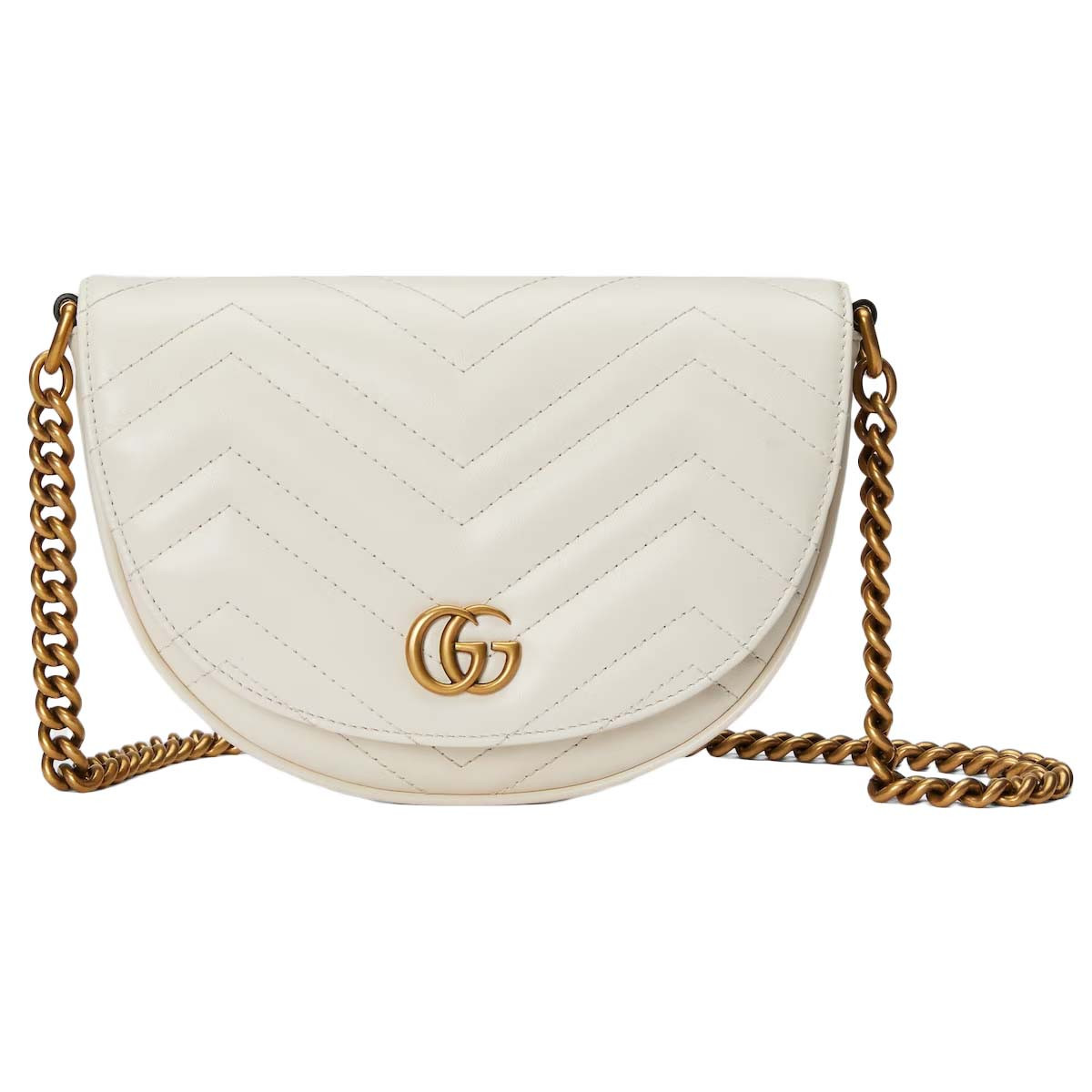 Gucci GG Marmont Matelasse Chain Mini Bag White | StockX