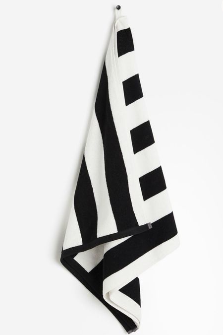 H&M black and white bath towel!
Just added 3 to our basement bath.

#LTKhome