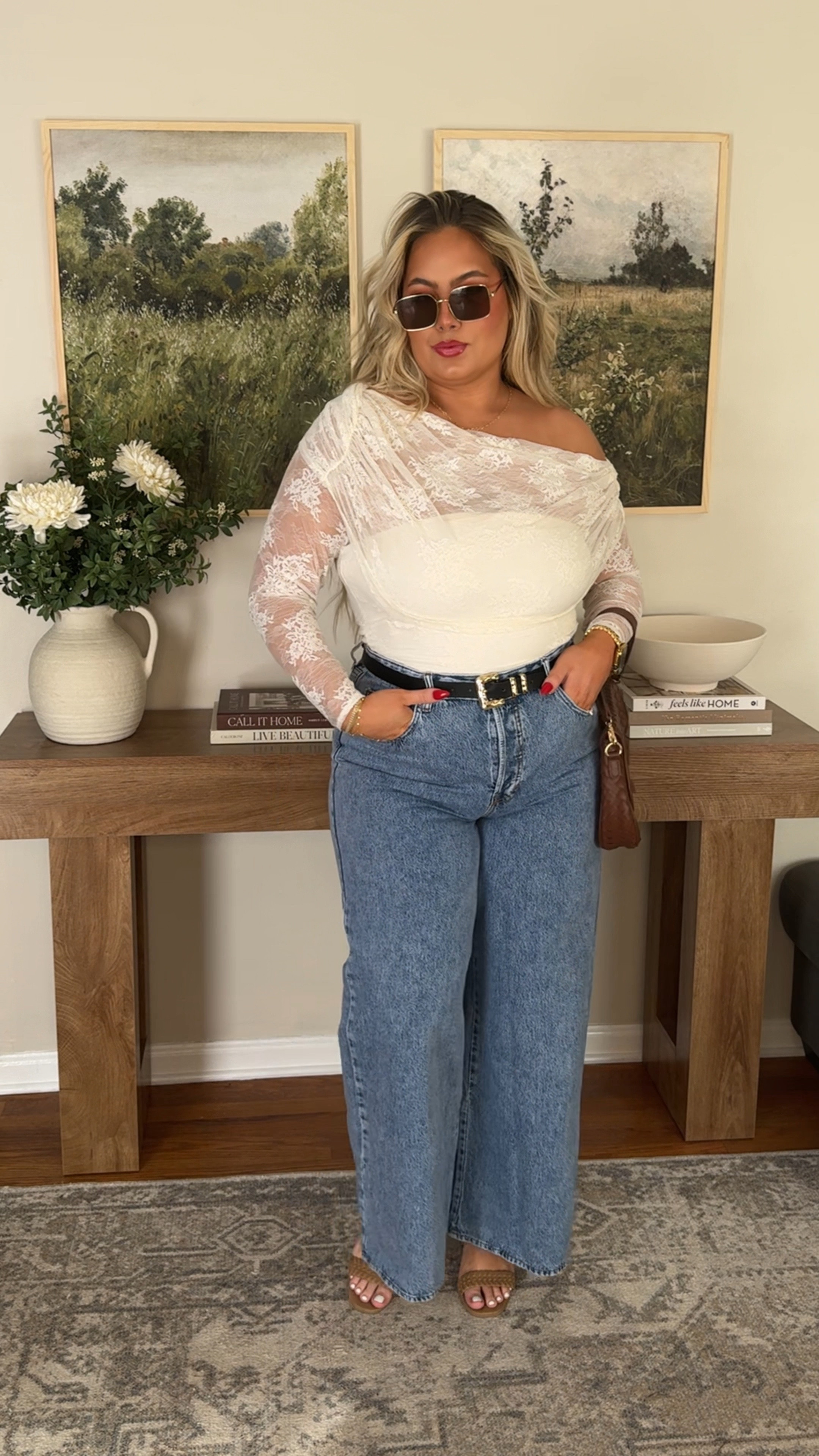 XL TOP (no bra needed, double lined)
17 JEANS
Shoes are old from dolce vita (linked similiar)
Bag is from Marshall’s (linked similiar)

Outfit is perfect for spring, especially if you’re an upcoming bride would be so cute! Comes in tons of colors too 

#spring #lace #abercrombie #target #dolcevita #marshalls #jeans 

#LTKMidsize #LTKStyleTip #LTKFindsUnder50