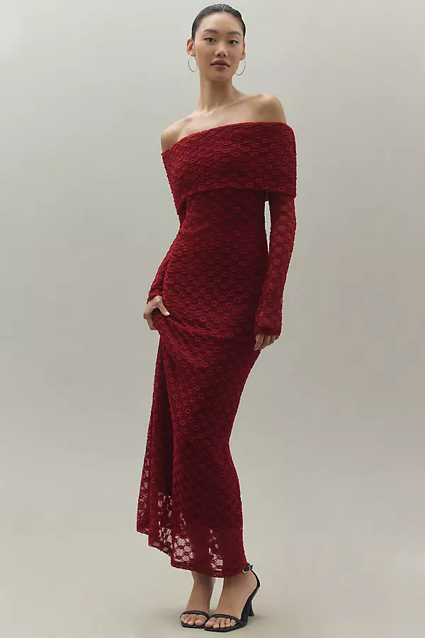 Adoni Off-Shoulder Maxi Dress | Anthropologie (US)