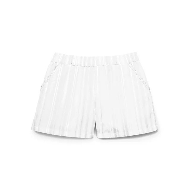 Wonder Nation Girls Cotton Woven Fashion Shorts, Sizes 4-18 & Plus | Walmart (US)