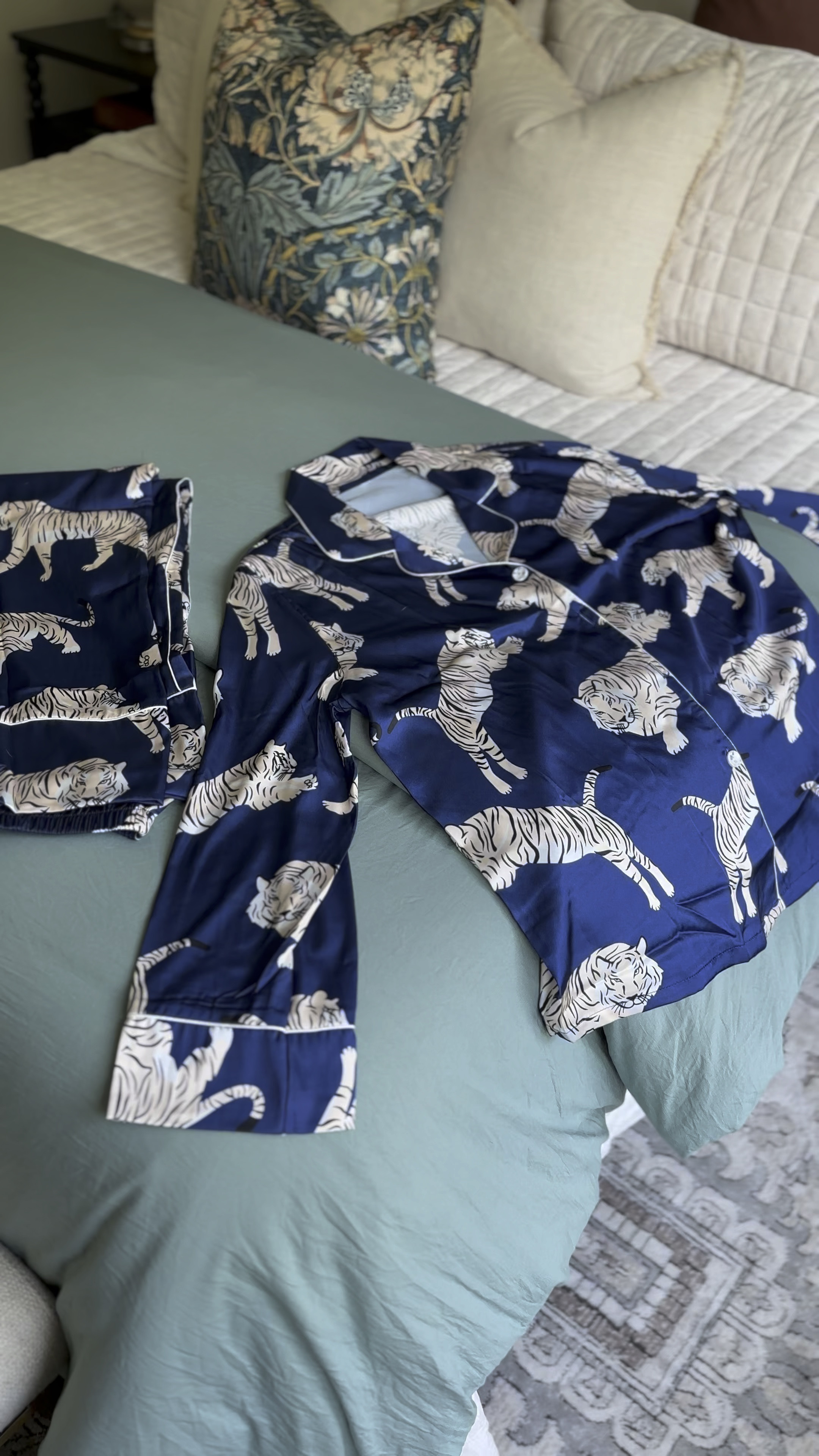 The chicest Amazon pajamas that look and feel like real silk! Size up 1 for a roomy fit. These are total old money/luxury vibes 🥰 

#LTKSaleAlert #LTKFindsUnder50 #LTKStyleTip