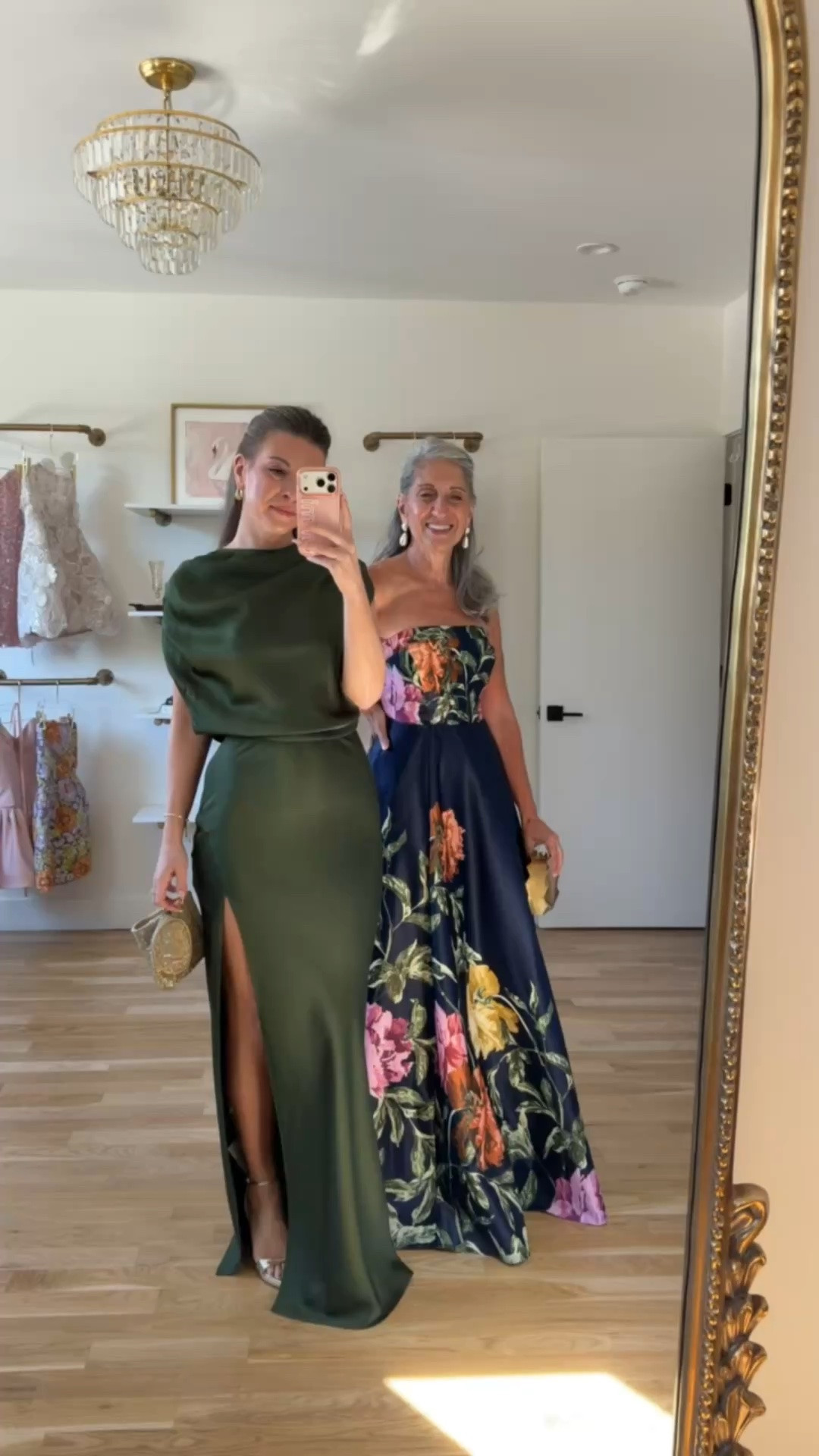 olive green satin gown with a one-shoulder neckline and front slit, navy floral-print satin gown with a strapless neckline mom and me formal wedding guest and mother of the bride dresses 💍

revolve code: tulip
electric picks: emerson20

I’m 5’4” and wear a size small/2 

mom is 5’4” and wears a medium/6

fall wedding guest dresses, wedding guest dresses, cocktail dresses, semi-formal dresses, black tie wedding guest dresses, destination wedding guest dresses, garden party dresses, wedding guest outfit ideas, mom & me outfits, mom & me dresses, matching outfits, mother daughter outfits, family photo outfits, wedding guest dresses, mother of the bride, mother of the groom, wedding guest outfit ideas

#LTKWedding #LTKSeasonal #LTKU