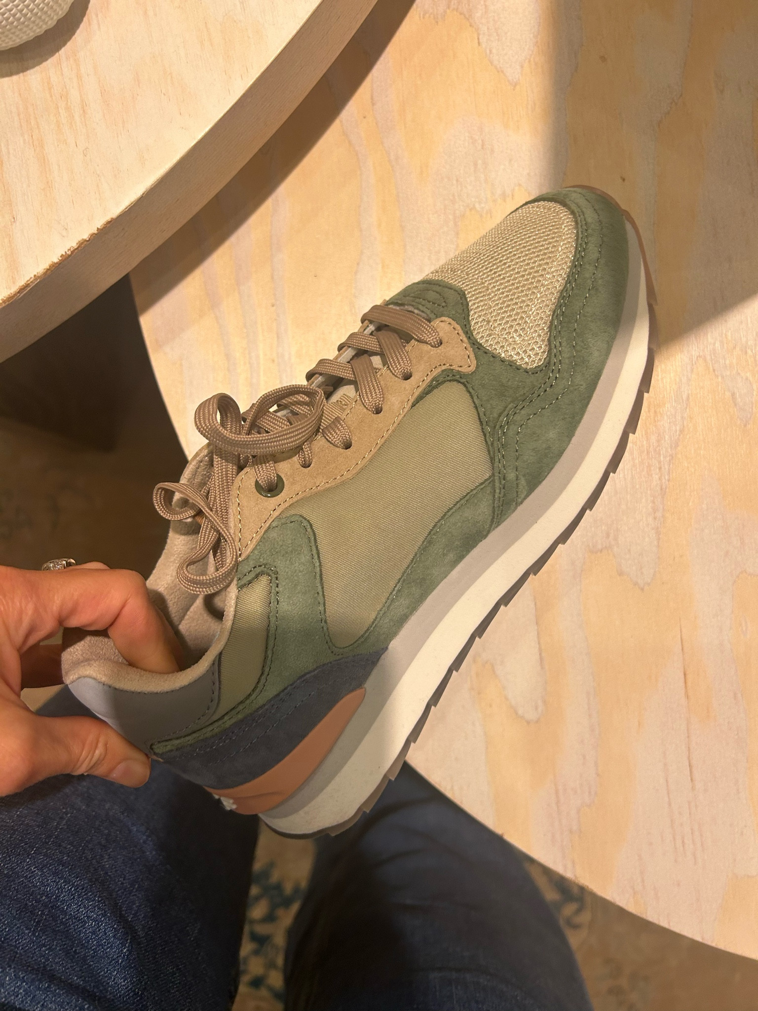 Saw these cute sneakers in person and they are lightweight with a lot of cushion 

#LTKshoecrush