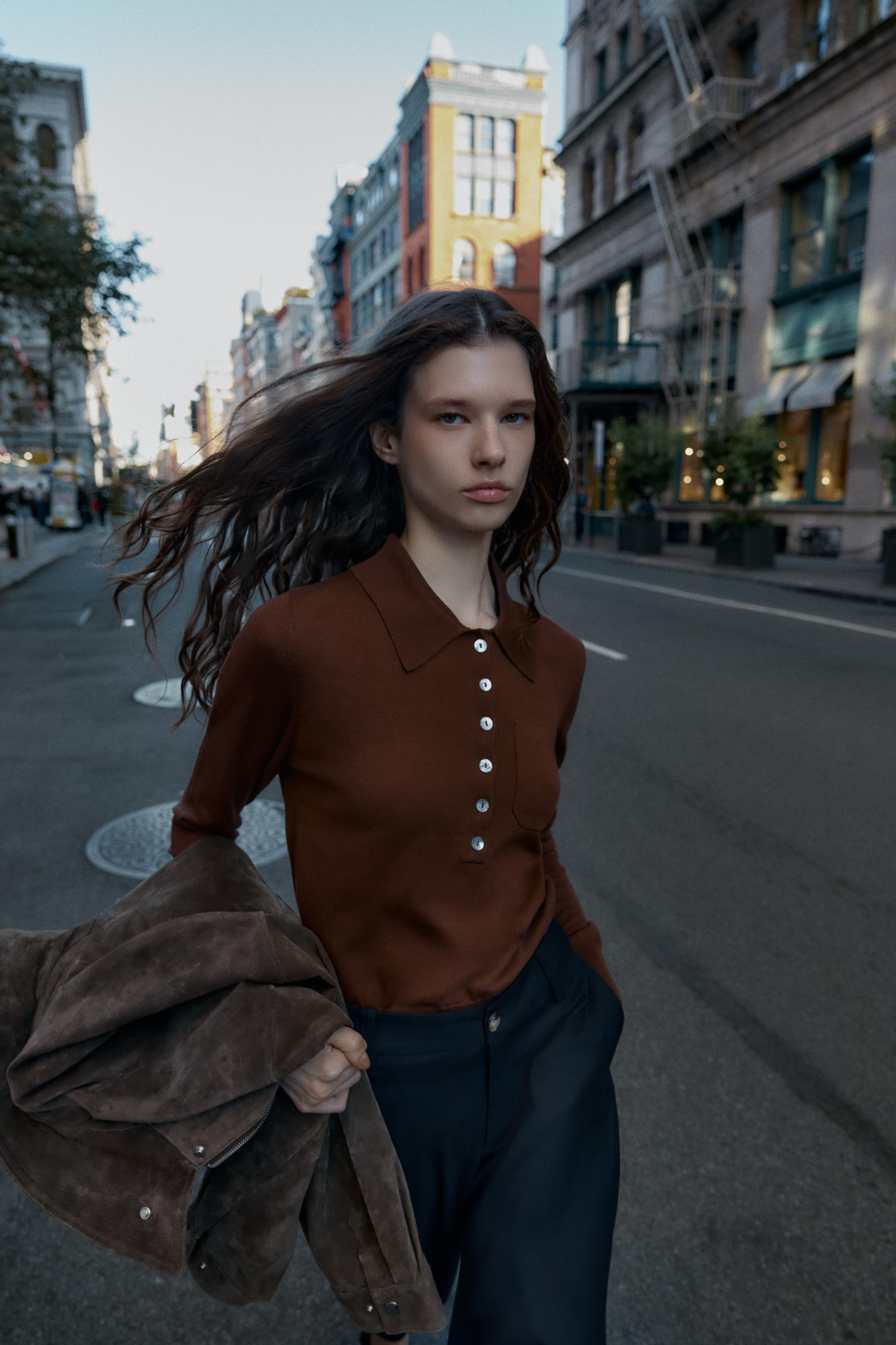BASIC WOOL BLEND POLO | Zara US