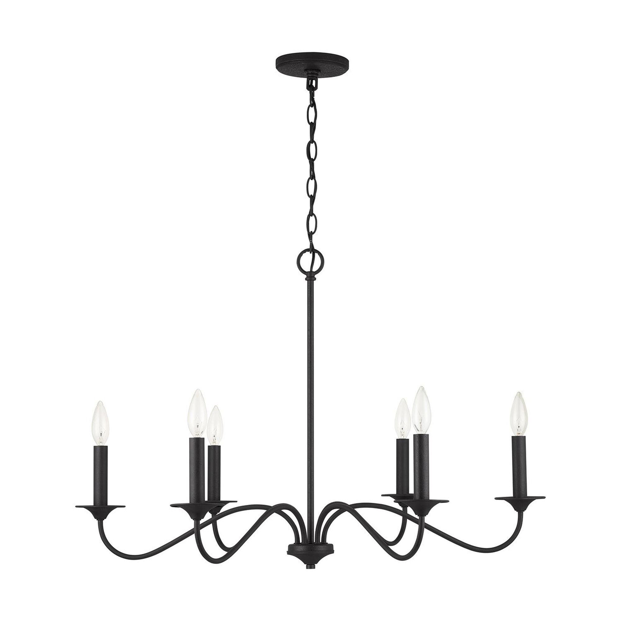 Vincent 32 Inch 6 Light Chandelier by Capital Lighting Fixture Company | 1800 Lighting