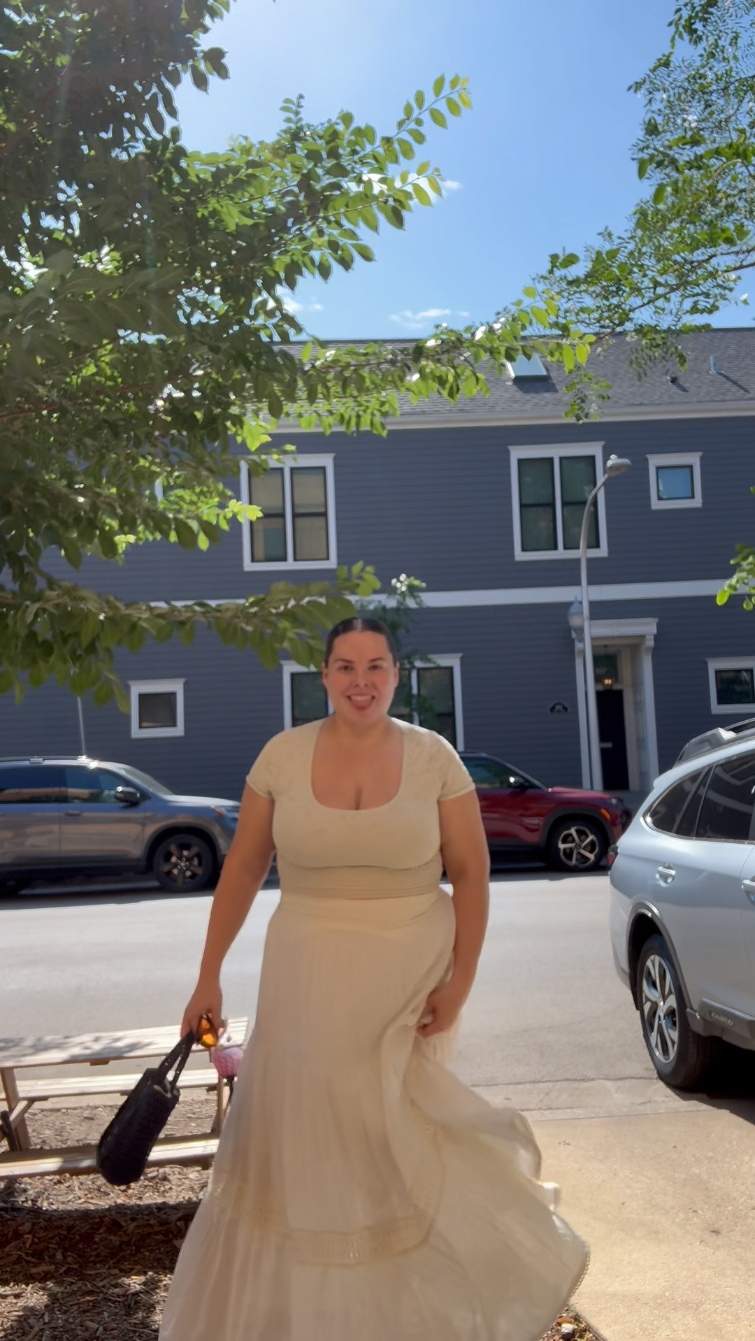 Outfit for a few meetings today 🤍🤍 

Top XL 
Skirt L 

#aerie 

#LTKMidsize #LTKPlusSize #LTKFindsUnder50