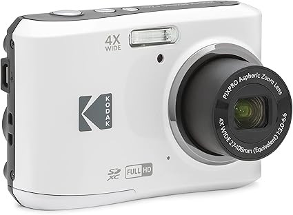 KODAK PIXPRO Friendly Zoom FZ45-WH 16MP Digital Camera with 4X Optical Zoom 27mm Wide Angle and 2... | Amazon (US)