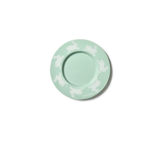 Speckled Rabbit Rimmed 8 Salad Plate Sage | Maisonette