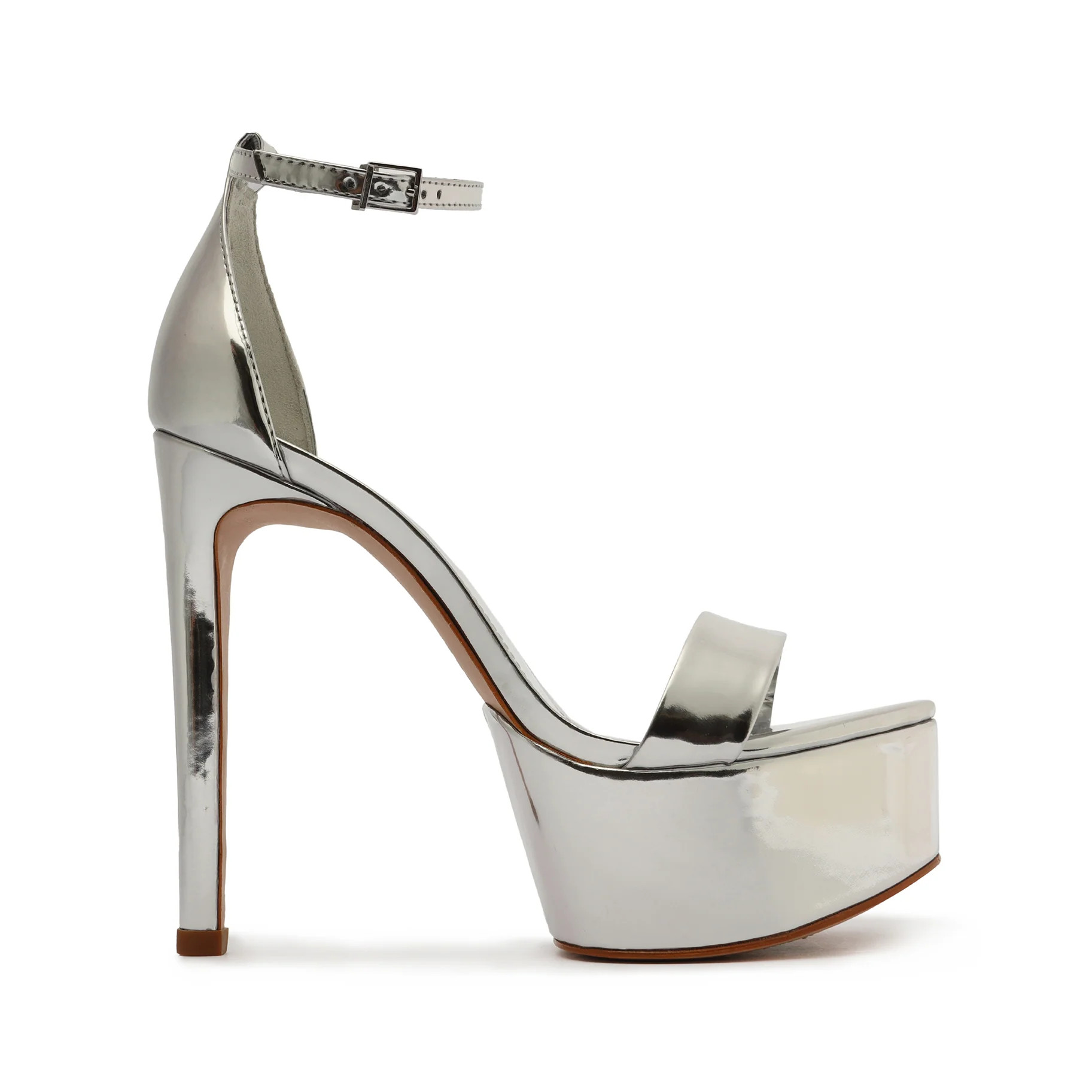 Cadey-Lee Platform Specchio Leather Sandal | Schutz Shoes (US)