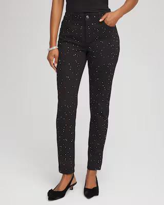 Stone Embellished Girlfriend Slim Ankle Jeans | Chico's