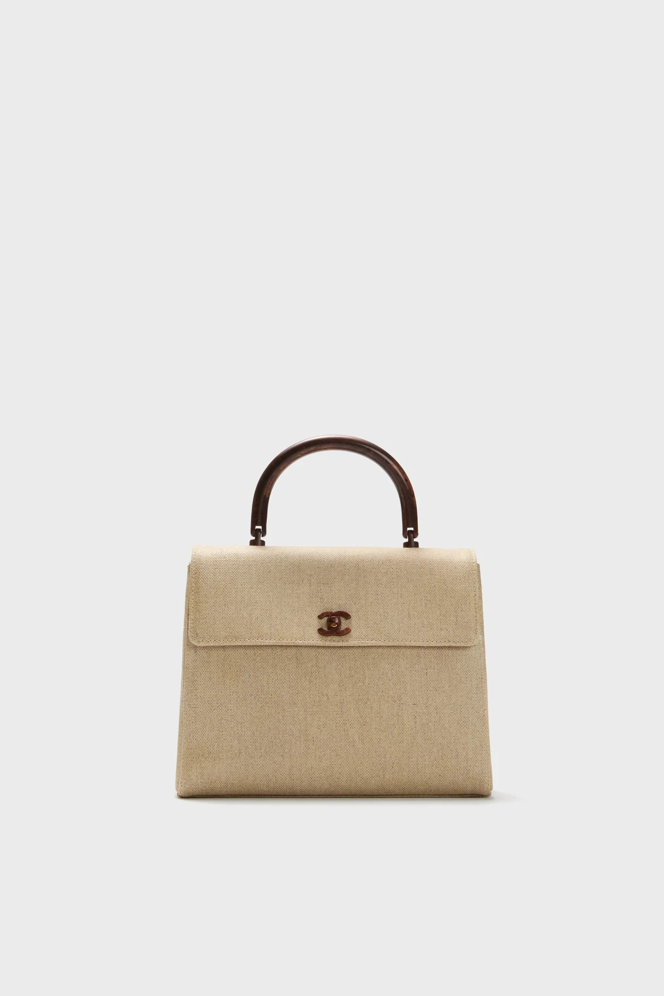 CHANEL Canvas Top Handle Bag | Tuckernuck (US)