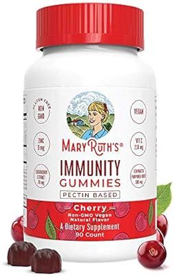 Immunity Gummies Elderberry 5-in-1 for Kids - Adults by MaryRuth's - Organic Ingredients - Echina... | Amazon (US)