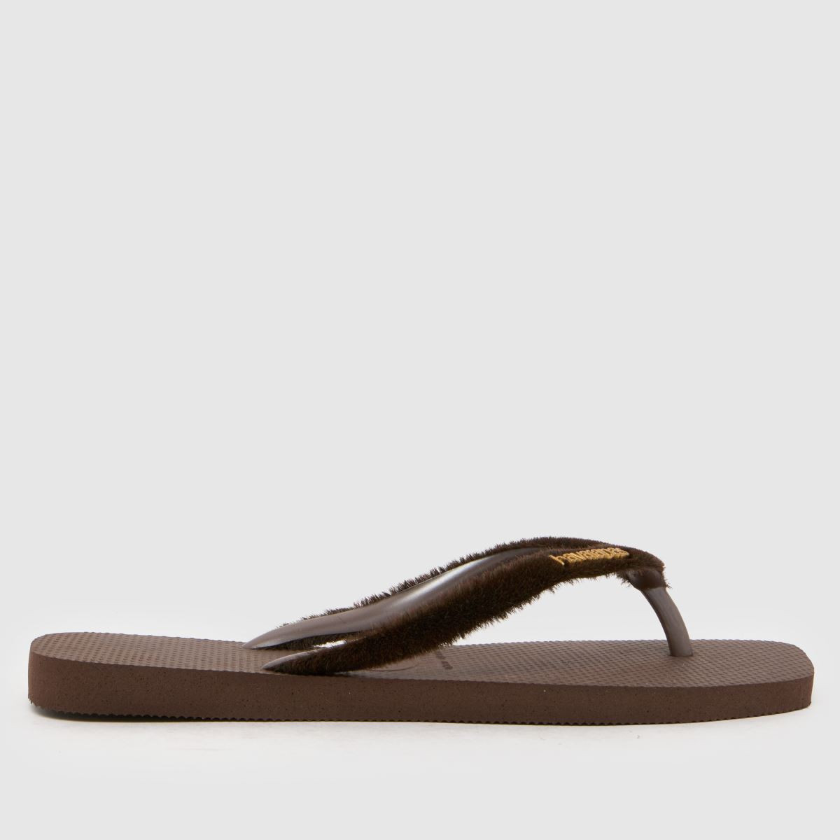 Womens Brown Havaianas Slim Square Plush Sandals | schuh | Schuh