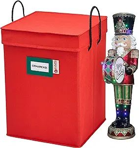 Christmas Nutcracker and Figurine Collectible Storage Box - Stores Up to 9-16" Tall Nutcrackers, ... | Amazon (US)