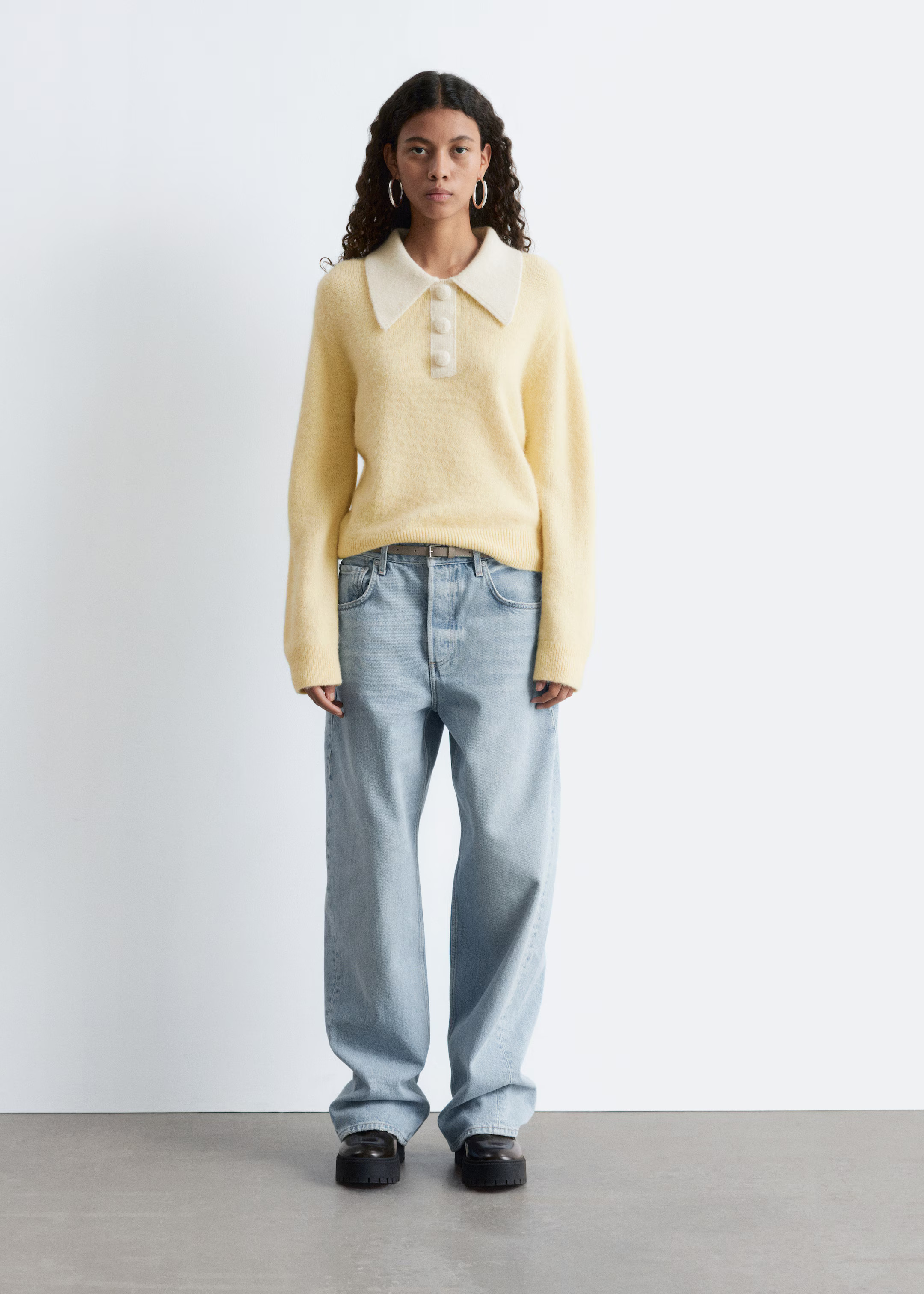 Trui met kraag van een alpacamix | H&M (DE, AT, CH, NL, FI)