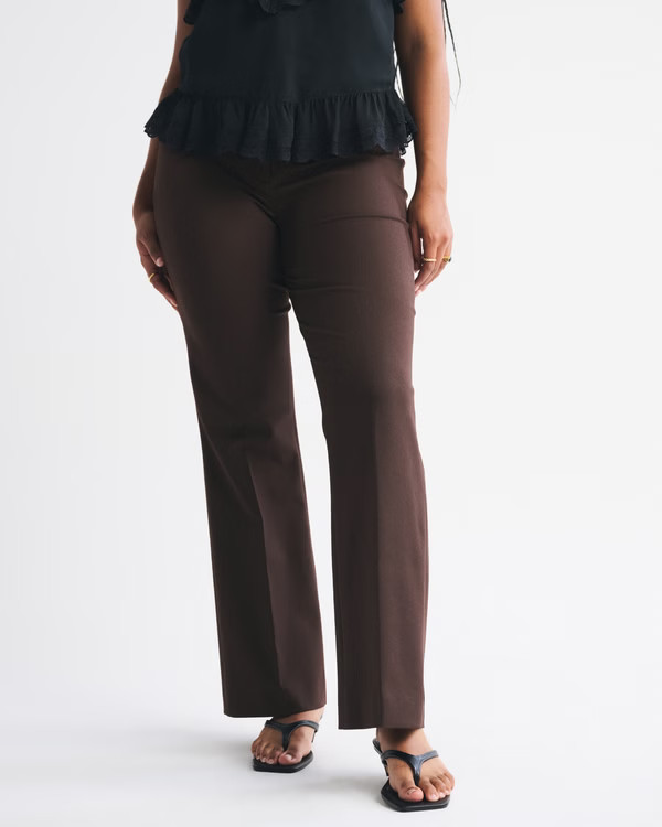 Women's Curve Love A&F Forme Bootcut Pant | Women's Bottoms | Abercrombie.com | Abercrombie & Fitch (UK)