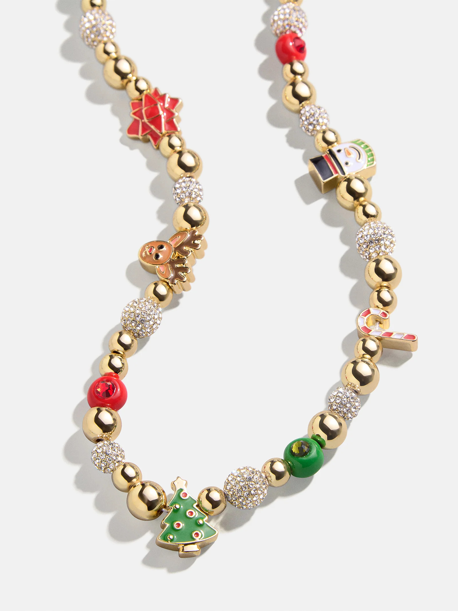 Tis The Season Necklace - Red/Green | BaubleBar (US)