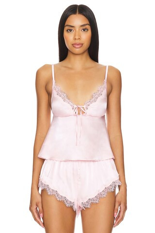 KAT THE LABEL Sorrento Camisole in Baby Pink from Revolve.com | Revolve Clothing (Global)