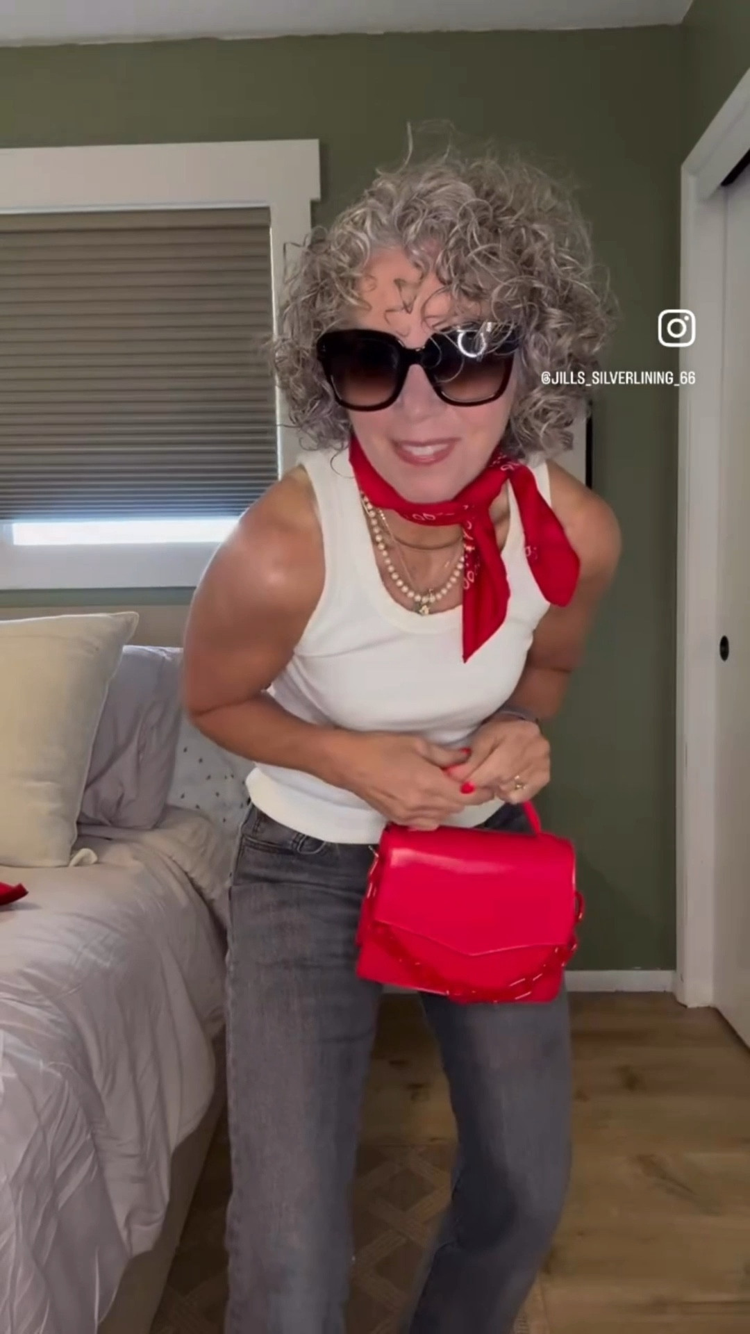 Small tank top
Went down a size in jellies
My jeans are thrifted but I found this years version
