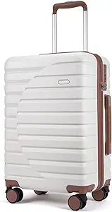 Carry On Luggage with Spinner Wheels,Lightweight Hardside Suitcase PC Hardshell Luggage with TSA ... | Amazon (US)