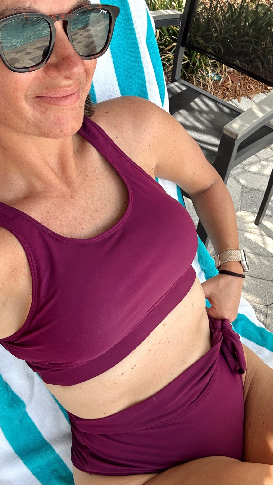 Amazon high waisted bikini! Great mom swimsuit! Runs true to size - I’m wearing a small.



#LTKSwim #LTKSummerEdit #LTKFindsUnder50