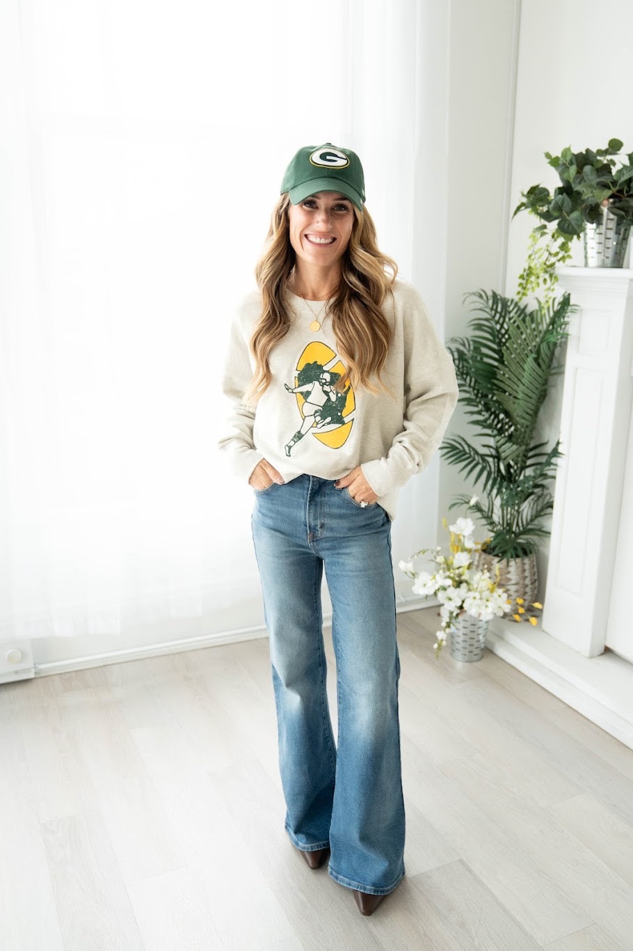 Green Bay Packers gear! Go Pack Go! 

NFL teams game day outfit football season packers

#LTKootd #LTKmomlife #LTKgrwm