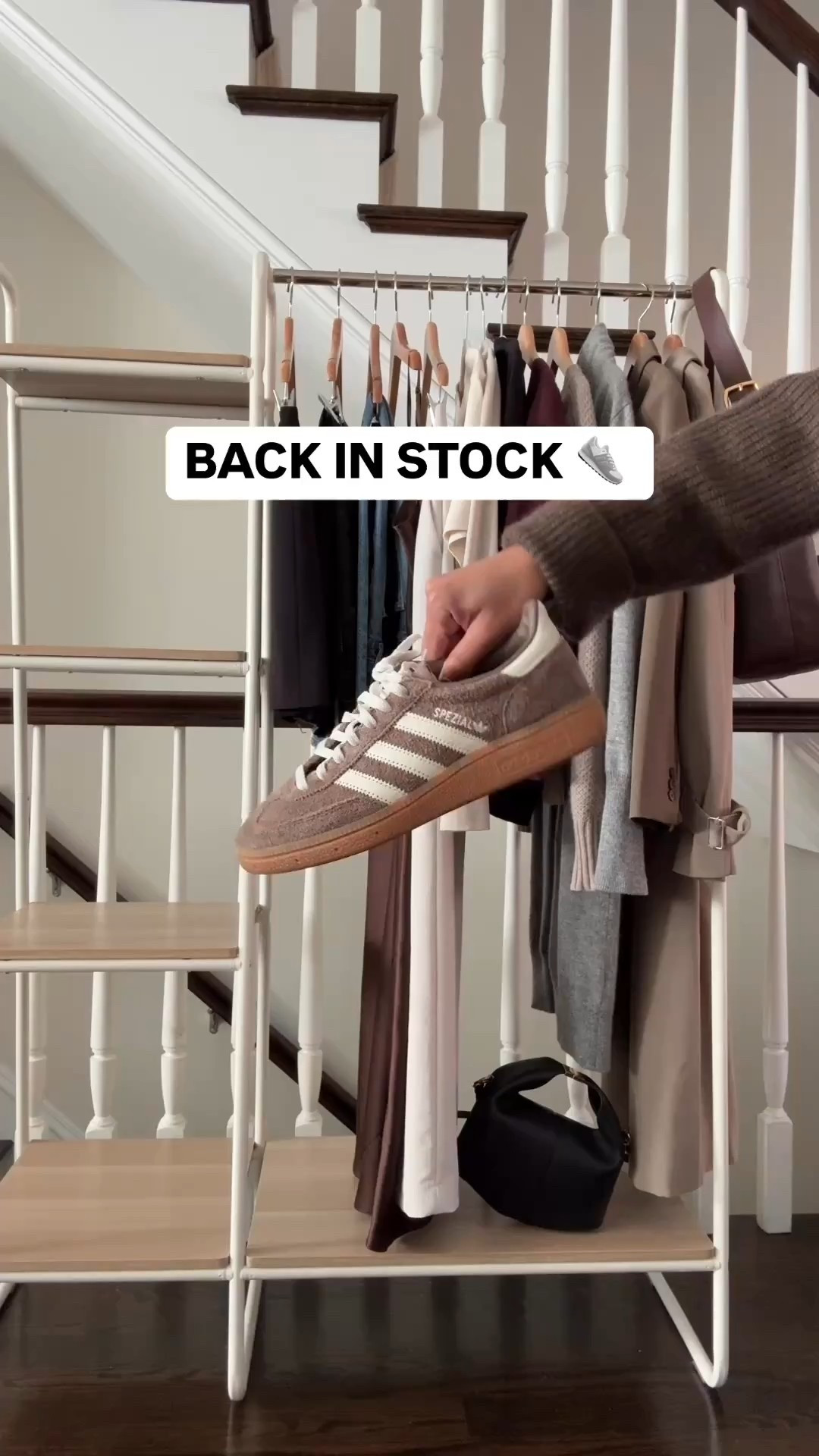 JUST fully restocked - adidas Spezial sneakers in this exact versatile brown / taupe “earth strata” colorway. 

Runs big so size down. My most supportive and comfortable Adidas lifestyle sneakers that I wore for all our trips and Europe travels too. I have Size 5 - note these run at least a half size large 

Free shipping at adidas with a free customer account . 

• old Madewell slouchy straight pants 00P - these run big at the waist so I have them belted. 

Size 00P measures 13.75” across waist, 10.5” rise, 27” inseam.

• old Madewell ribbed top - linked similar

• old Everlane sweater xxs 

• Etsy suede hobo bag in Corteccia color, medium size. Perfect slouch, very comfy over the shoulder. They gave me code JEANBAGS30 for an additional discount

• BP sunglasses- my go to sunnies! $15, I have them in multiple colors. 

• Madewell triple metal keeper belt xxs 

Smart casual outfit, workwear trousers, easy mom style, travel outfit 

 

#LTKSeasonal #LTKPetite #LTKWorkwear