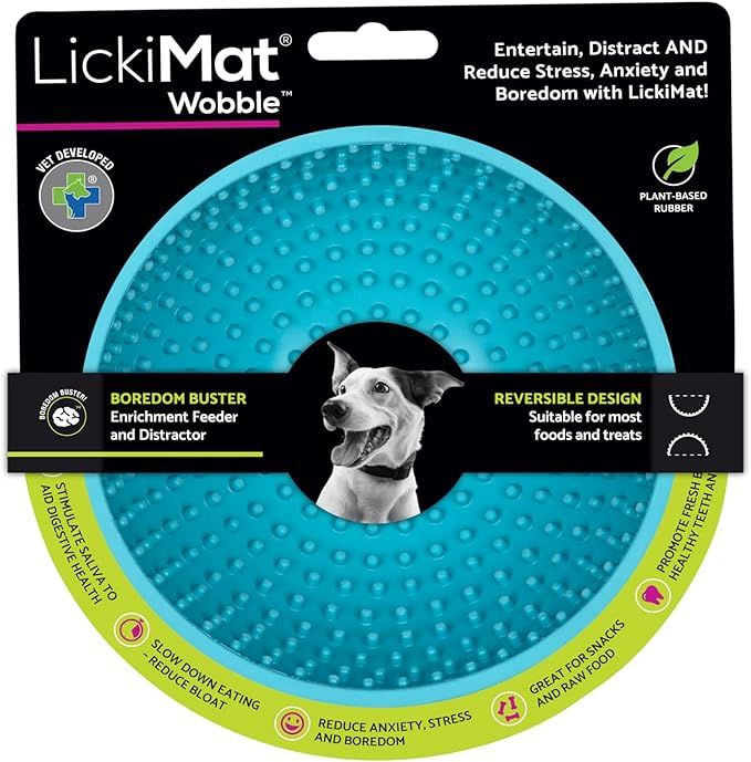LickiMat Wobble, Dog Slow Feeder Bowl Lick Mat, Boredom Anxiety Reducer; Perfect for Food, Treats... | Amazon (US)