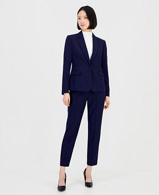 Women's One-Button Pantsuit Set | Macy's
