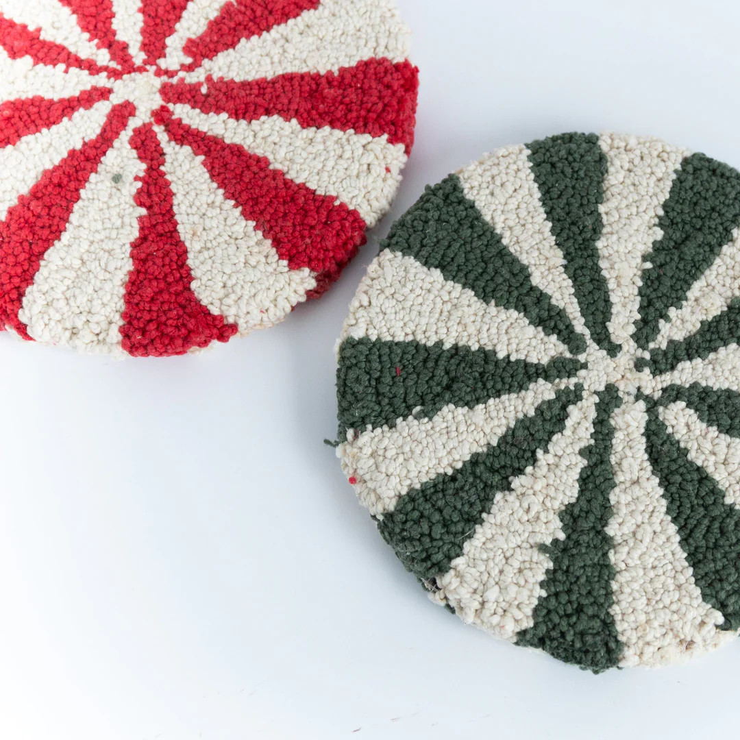Peppermint Twist Pot Holders | Joyfully Said Signs LLC