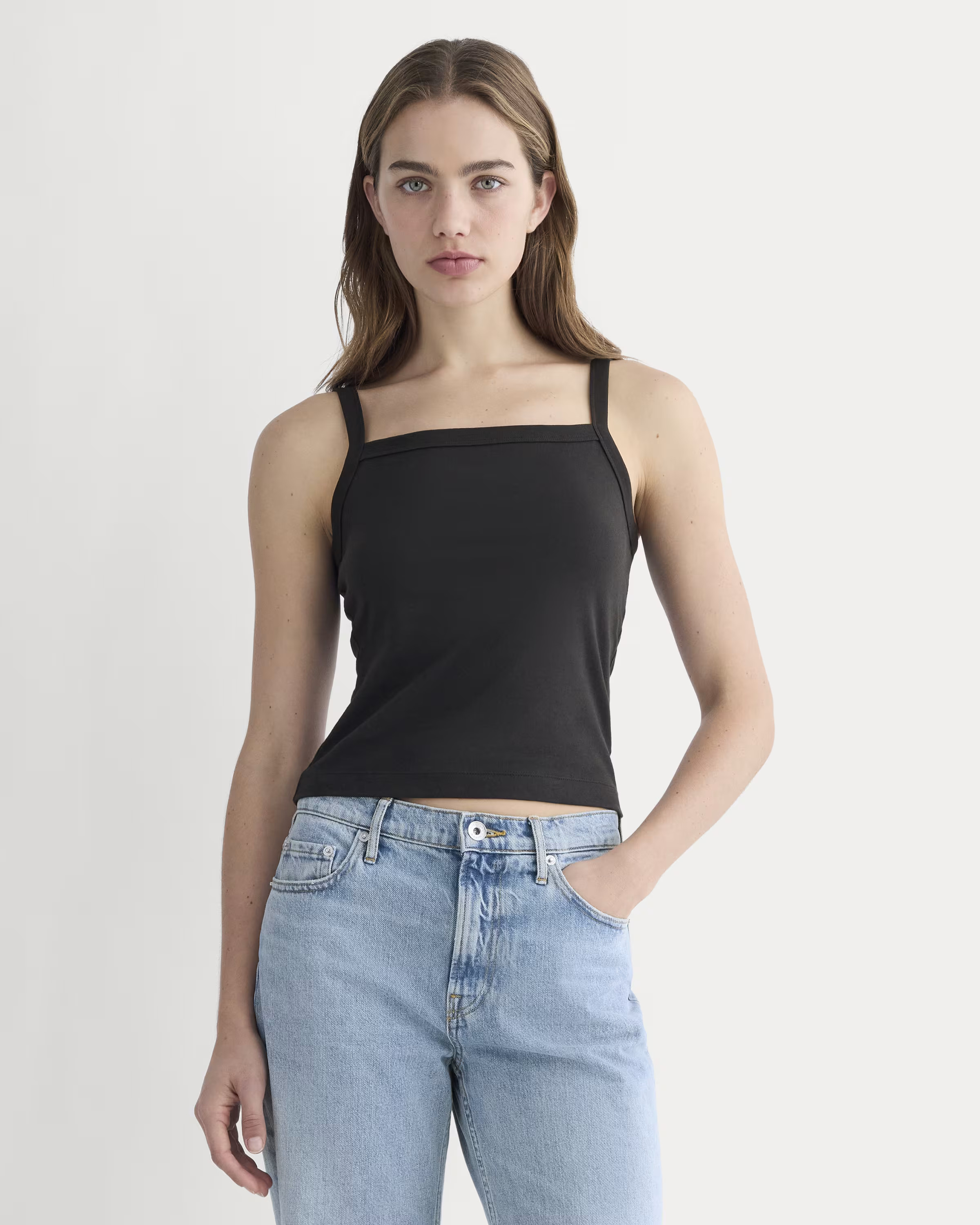 The Essential Square-Neck Tank | Everlane
