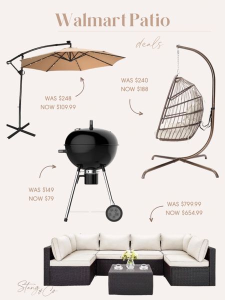 Check out today’s daily deals from Walmart, including a patio umbrella with lights, egg chair, charcoal bbq, and a u-shapes outdoor sectional sofa. 



#LTKSeasonal #LTKsalealert #LTKhome